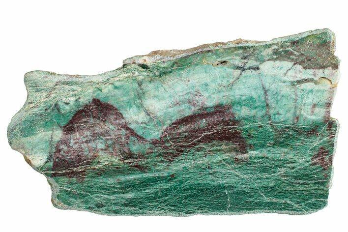 Polished Fuchsite Chert (Dragon Stone) Slab - Australia #250367